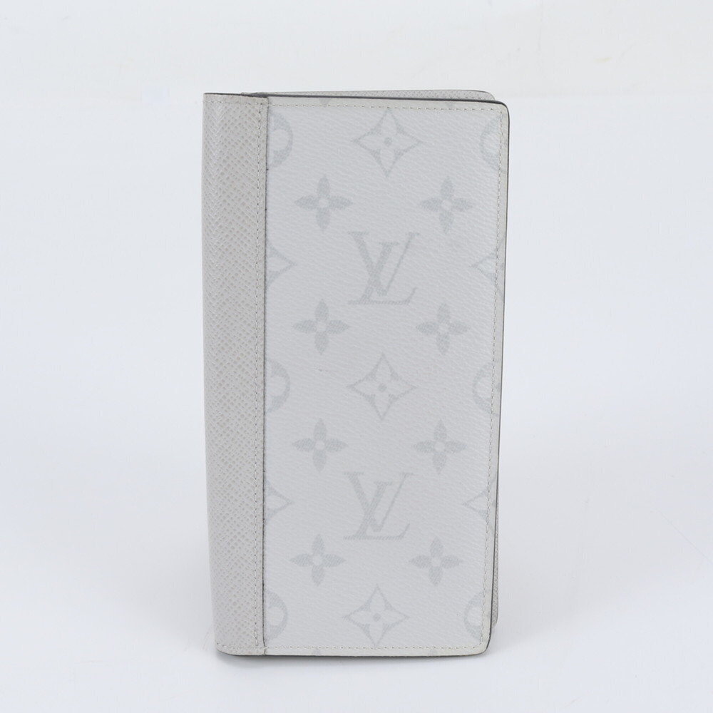Louis Vuitton Taigarama Portefeuille Brazza M30298 Leather Long Wallet Bi-fol...